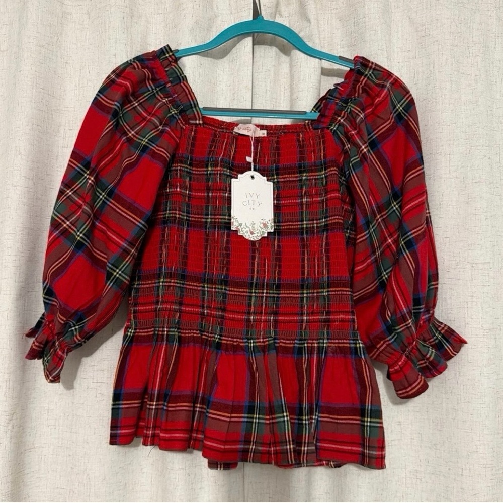 Ivy city holiday plaid shirt